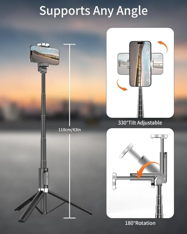 Compact Selfie Stick Tripod