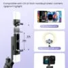 53'' Selfie Stick Tripod with Light
