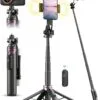53'' Selfie Stick Tripod with Light